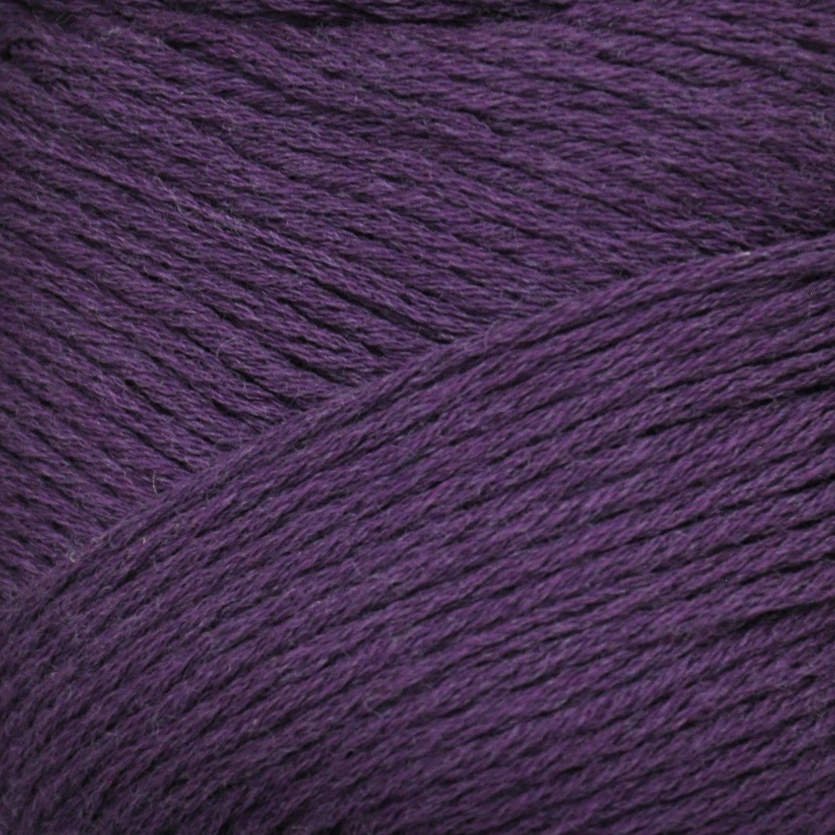 Brown Sheep Cotton Fine fingering weight yarn in purple basil
