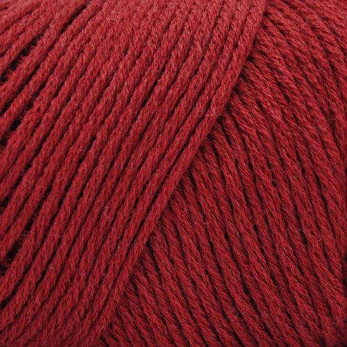 Brown Sheep Cotton Fine fingering weight yarn in salmon berry