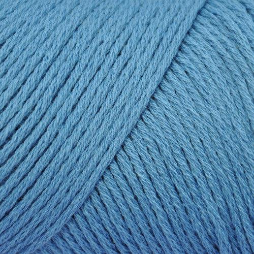 Brown Sheep Cotton Fine fingering weight yarn in silver blueberry