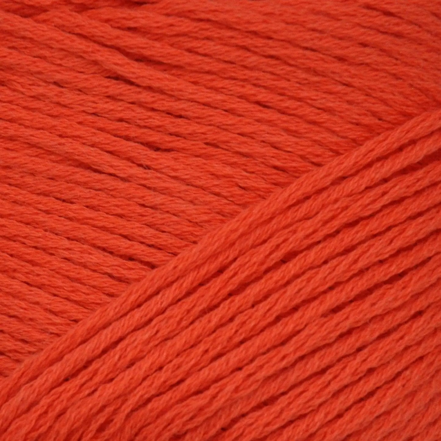Brown Sheep Cotton Fine fingering weight yarn in tiger lily orange red