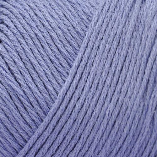 Brown Sheep Cotton Fine fingering weight yarn in whispering periwinkle