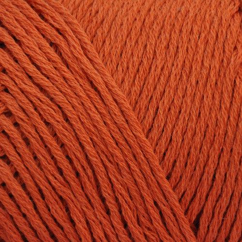 Brown Sheep Cotton Merino Fine fingering weight yarn in Wild Orange