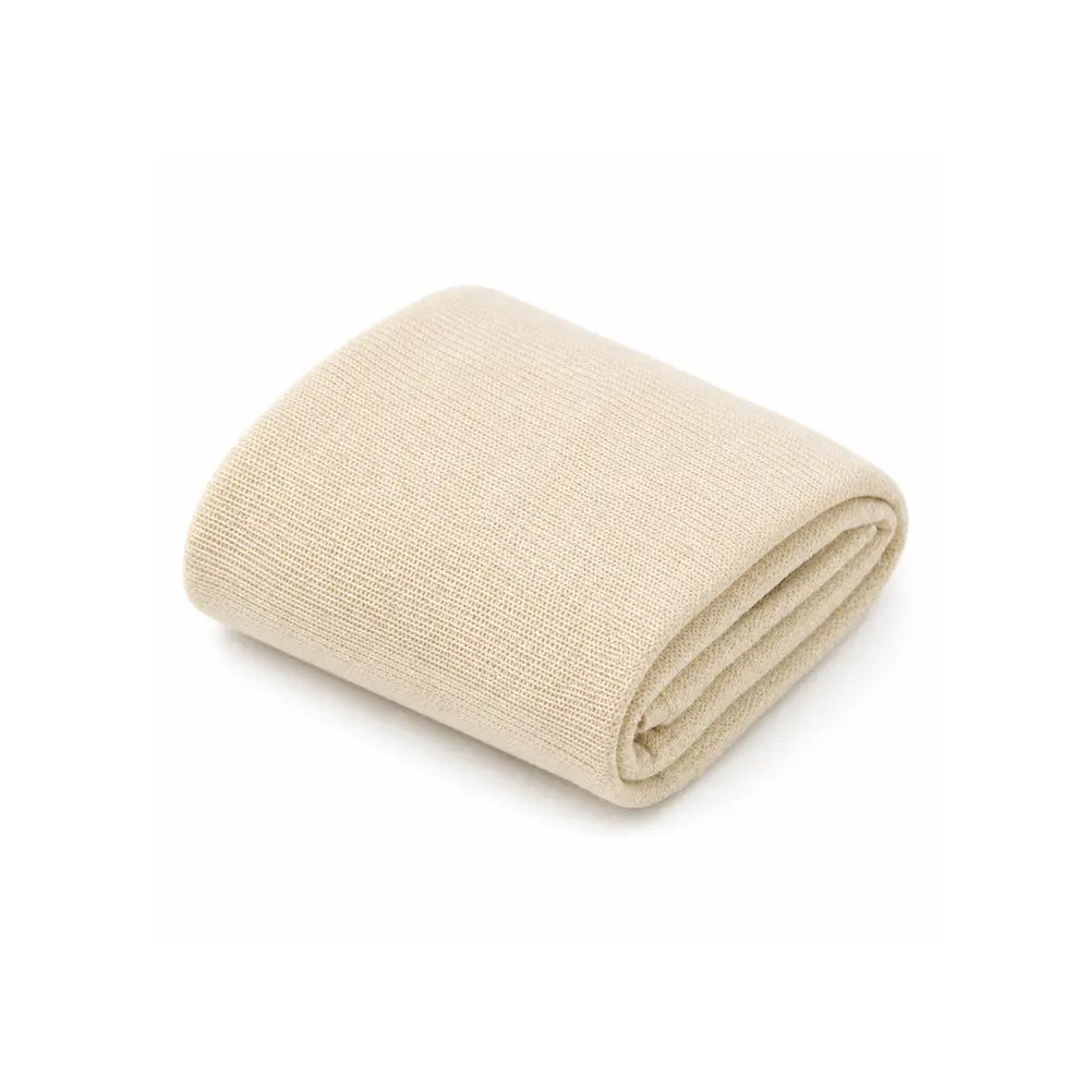 Oeko certified cotton tricot dollmaking fabric on white