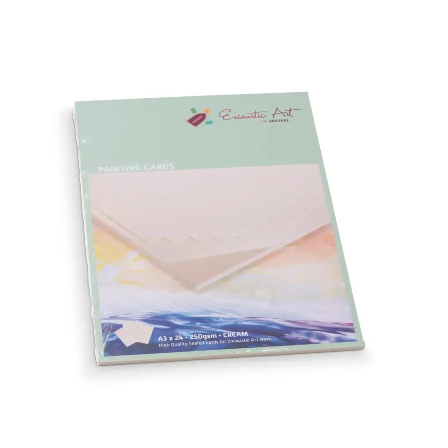 Encaustic Colored Painting Cards, Glossed, A5–A3 - Alder & Alouette