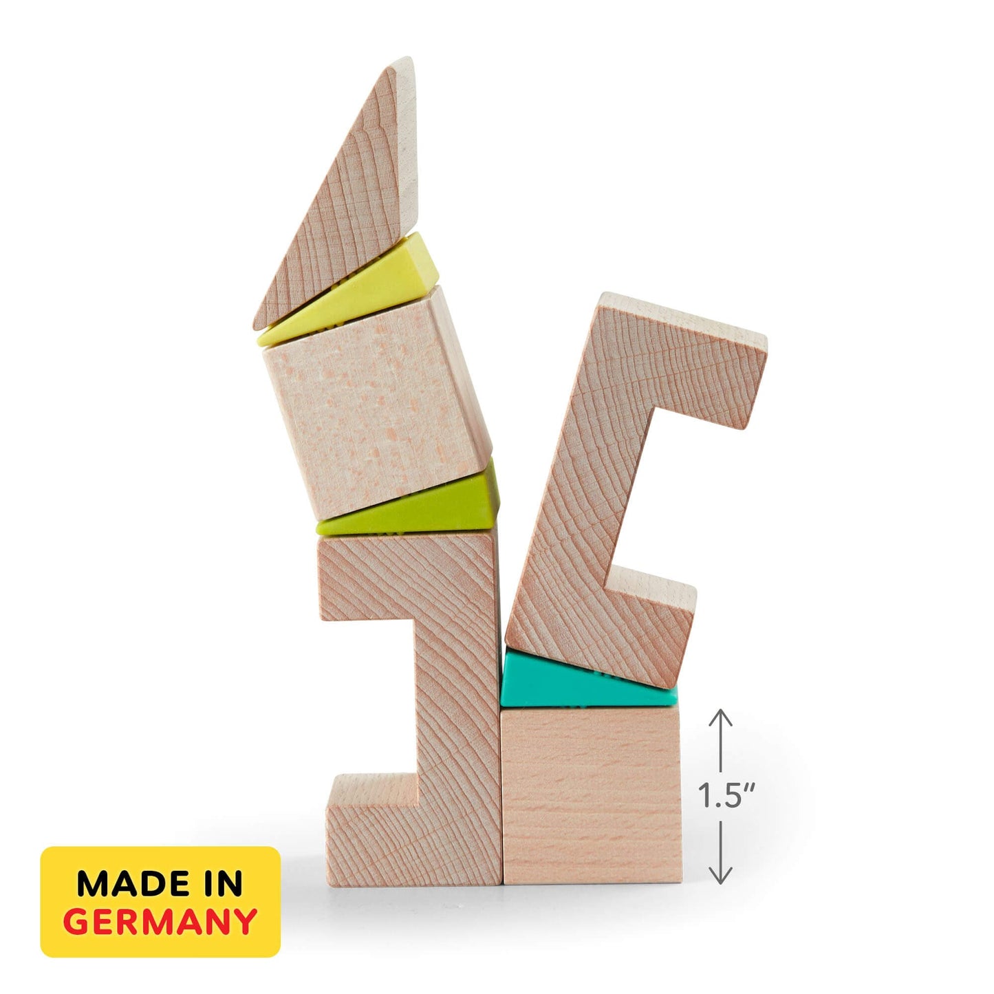 Crooked Towers Wooden Blocks for Creative & Imaginative Play