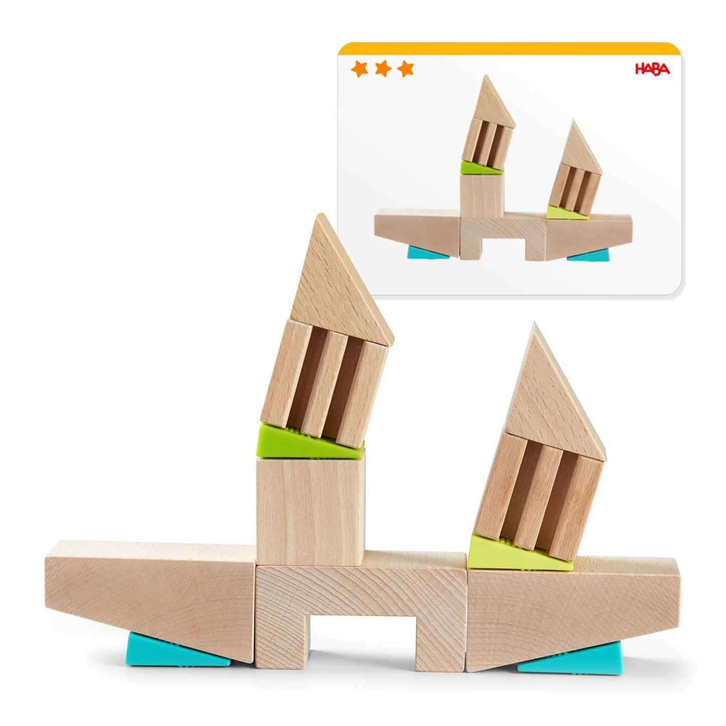 Crooked Towers Wooden Blocks for Creative & Imaginative Play