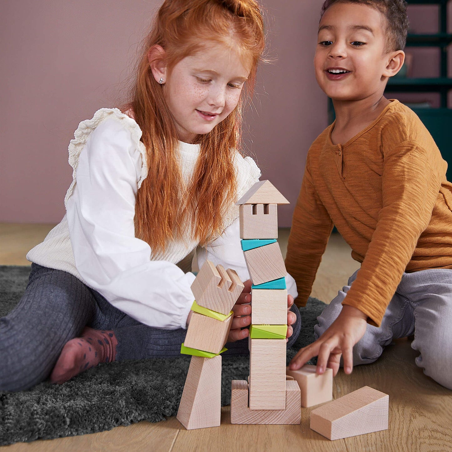 Crooked Towers Wooden Blocks for Creative & Imaginative Play