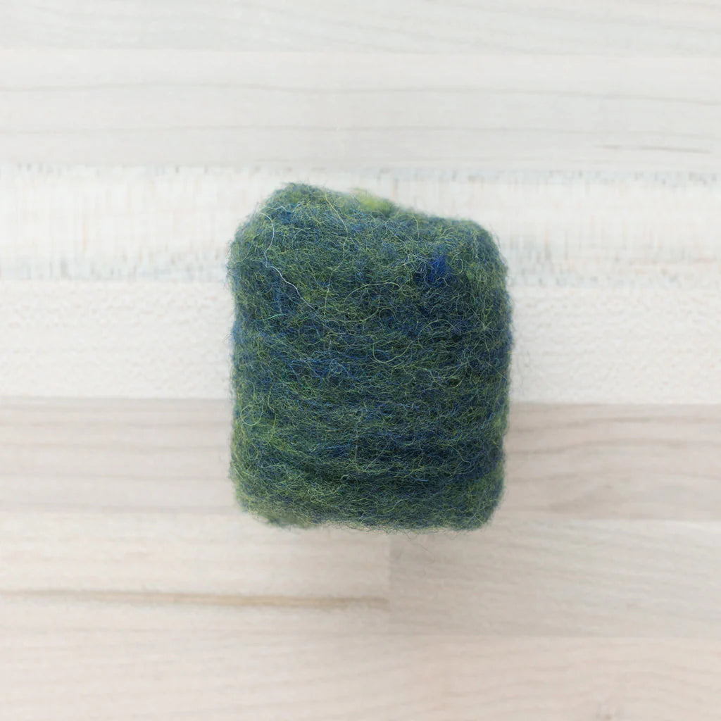 Felter’s Fleece Merino-Suffolk Mix for Dry and Wet Felting in Cypress