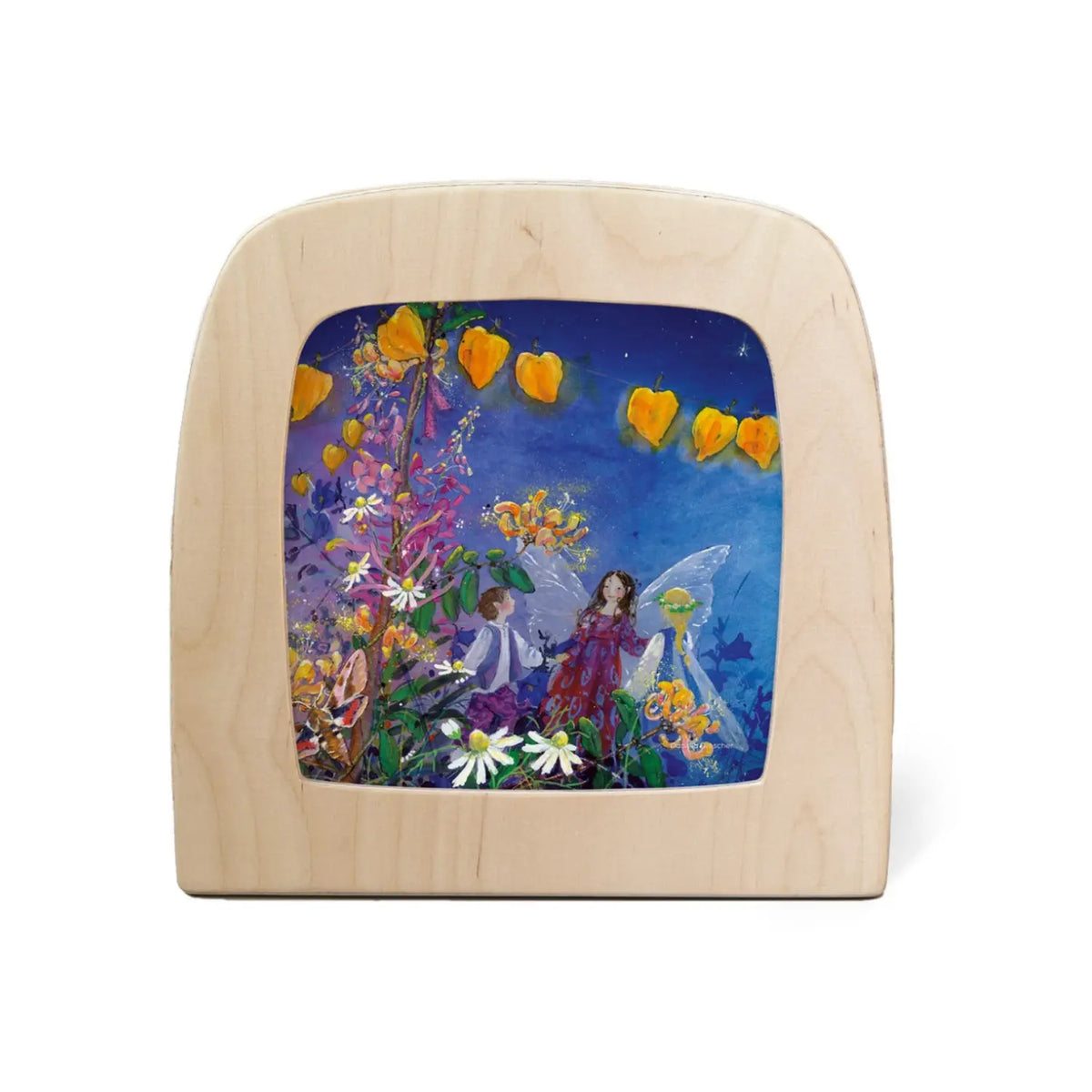 Daniela Drescher Toverlux silhouette Little Fairy Can't Sleep party scene in a Toverlux Magic Lamp 