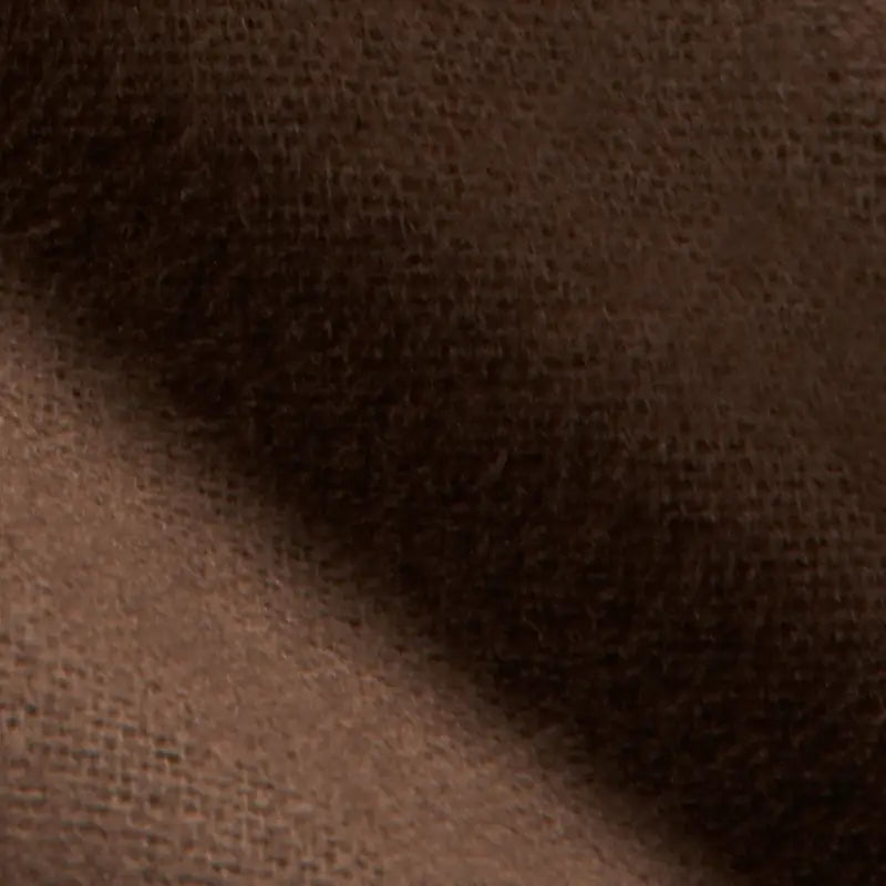 Dark Brown Organic Cotton Flannel color swatch for dollmaking and crafts