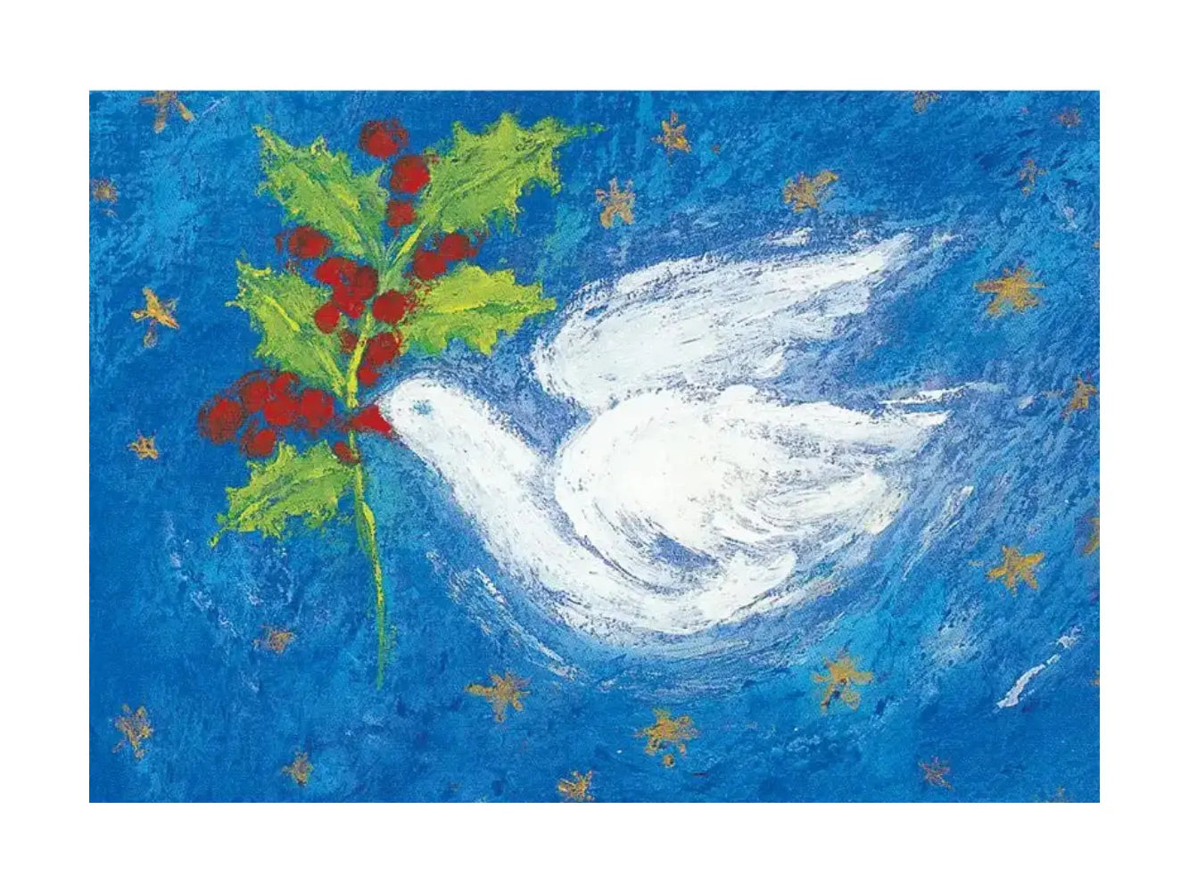 Dove of Peace postcard by Marjan van Zeyl