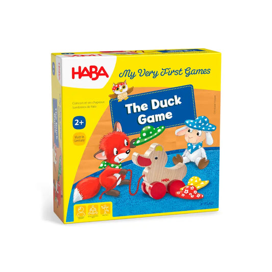 Front of The Duck Game toddler matching game box by HABA