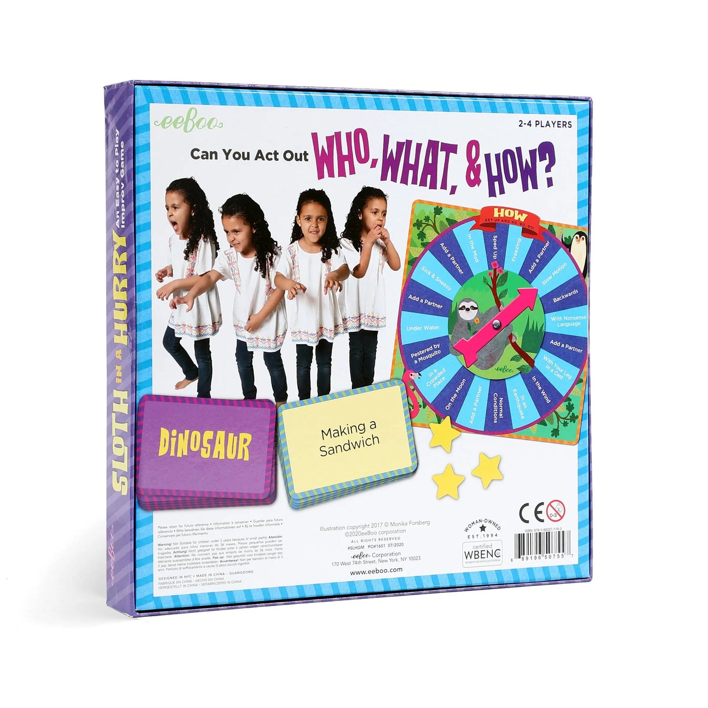 eeBoo Games | Sloth in a Hurry, An Improv Game  - Alder & Alouette