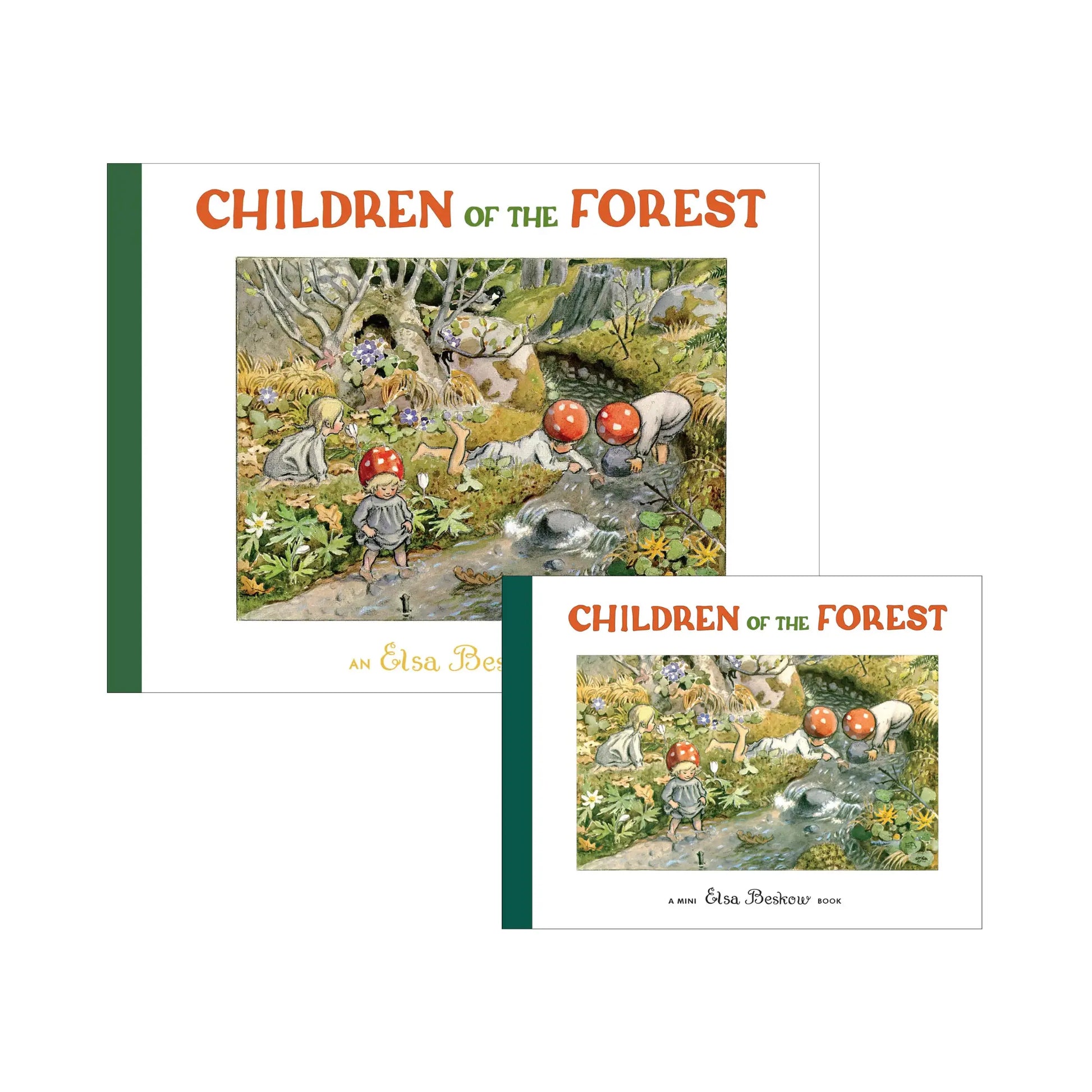 Two copies of 'Children of the Forest' book with illustrations on a white background