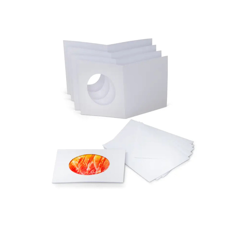 Encaustic Art Passepartout Framed Cards