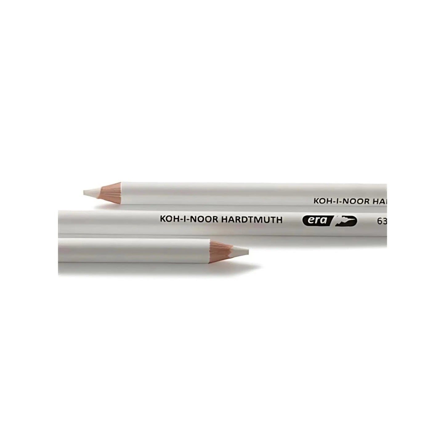 Three close up views of Koh-I-Noor Eraser Pencils 6312 for detailed precision erasing