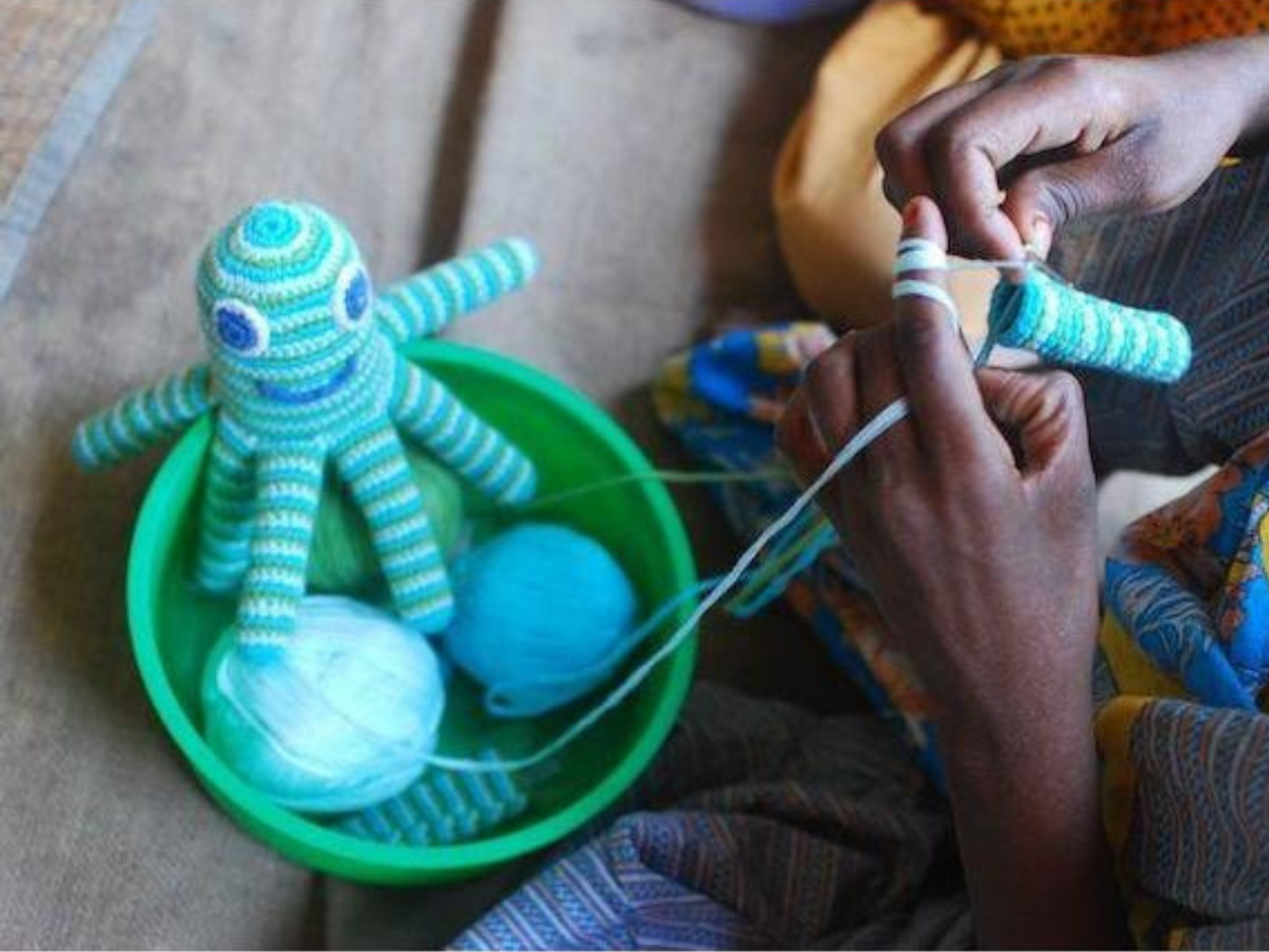 Octopus Baby Rattle – Soft Knit Cotton Toy | Alder & Alouette