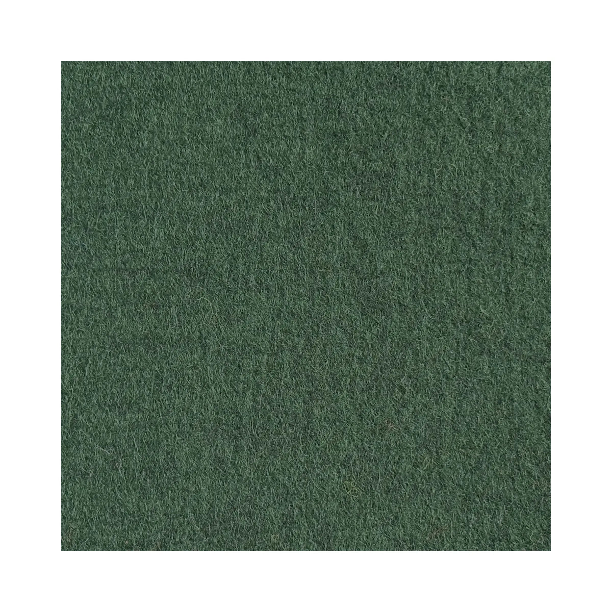 Dark green European wool felt sheet made in Spain color swatch