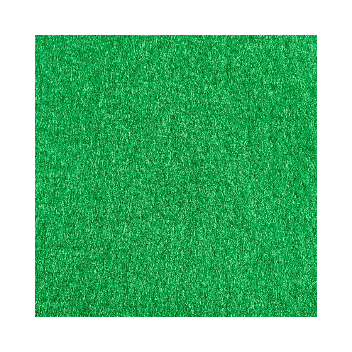 Green European wool felt sheet made in Spain color swatch