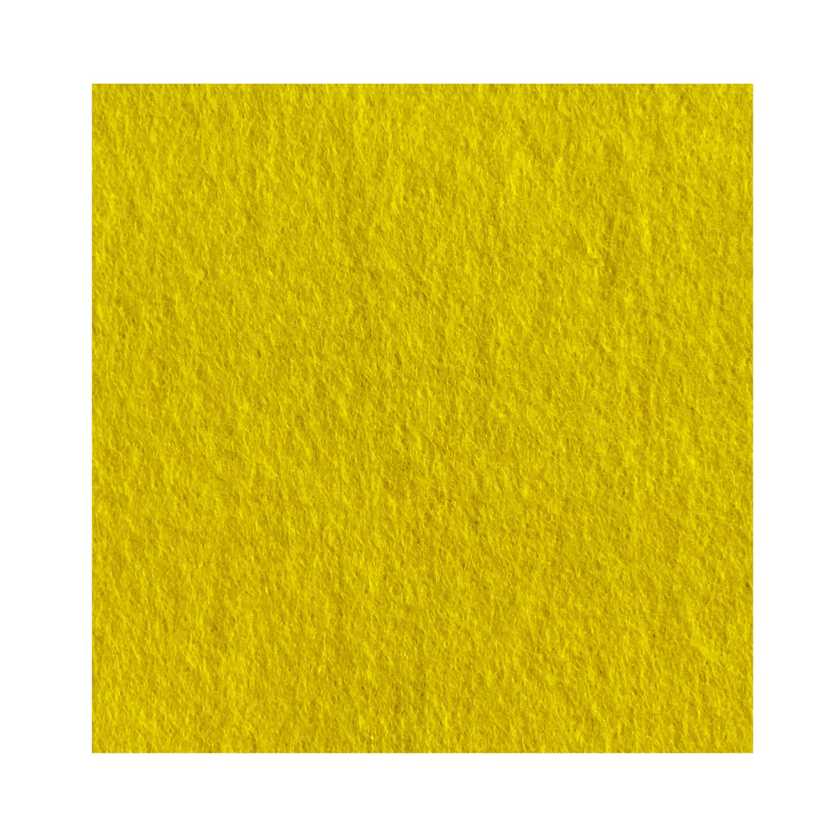 Lemon yellow European wool felt sheet made in Spain color swatch