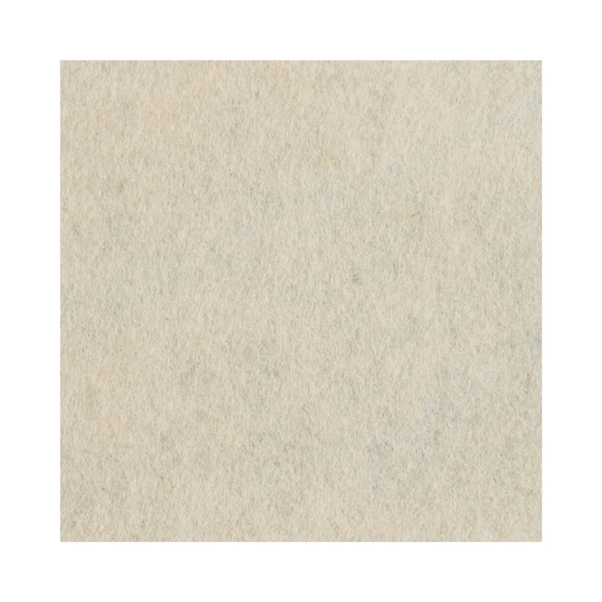 Nature off white European wool felt sheet made in Spain color swatch
