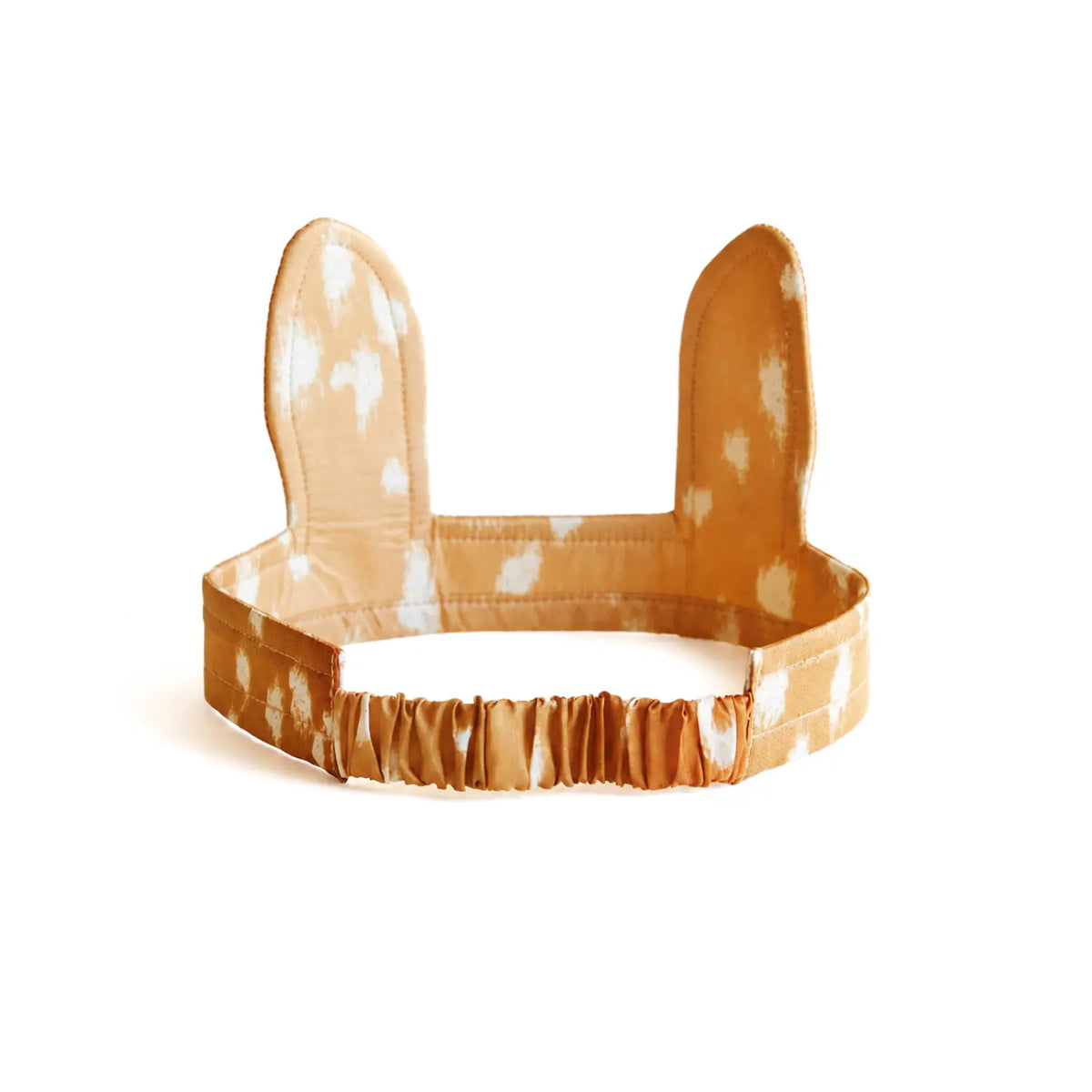 Back view of the Sarah’s Silks fawn ears headband on a white background