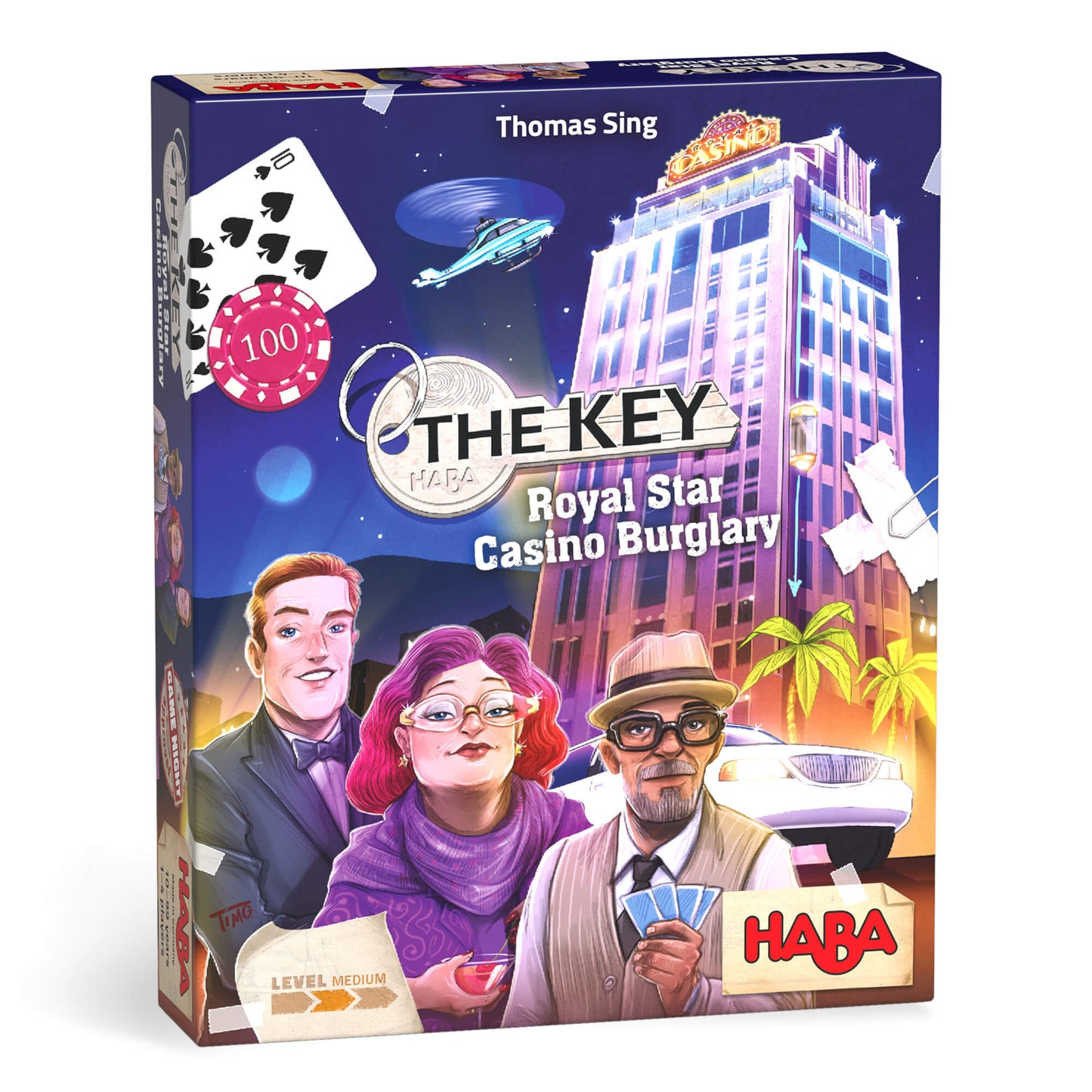 The Key: Royal Star Casino Burglary – A Deduction Game for Ages 10+ yrs