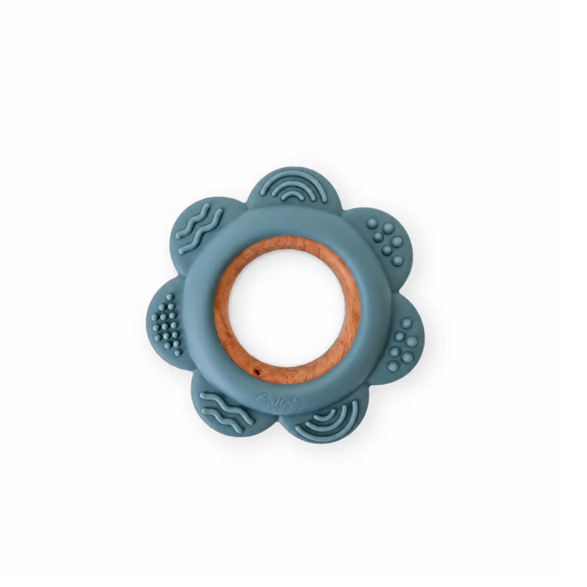 Garden Party Silicone & Beechwood Flower Teether