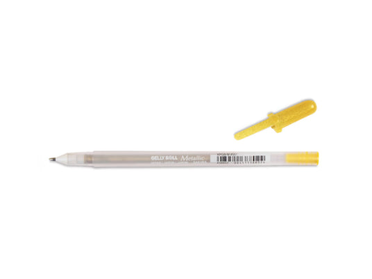 Gelly Roll metallic gold gel pen for lettering, cards, journals, and decorative artwork