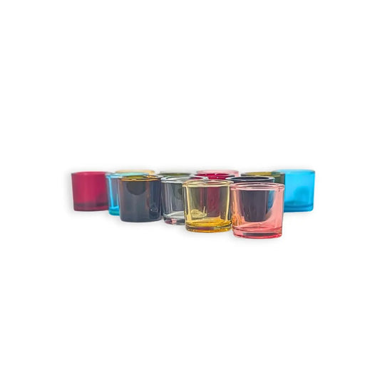 Heavy Glass Votive Candle Holders · 50% Recycled Glass