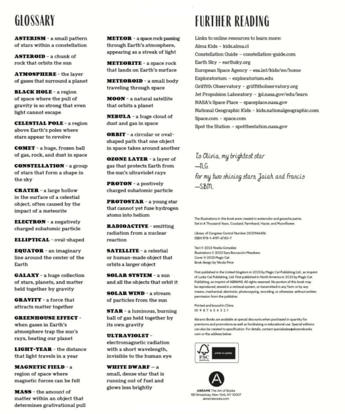 Glow glossary of astronomy terms from asterism to white dwarf, with a further reading list of stargazing resources.
