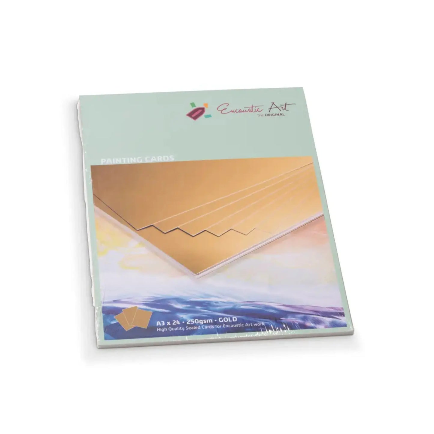 Encaustic Colored Painting Cards, Glossed, A5–A3 - Alder & Alouette