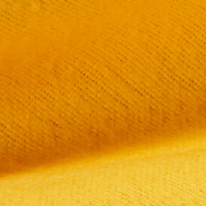 Golden Yellow Organic Cotton Flannel color swatch for dollmaking and crafts
