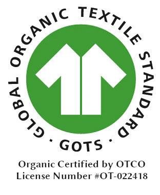 Global Organic Textile Standard GOTS certification label for organic wool and cotton bedding