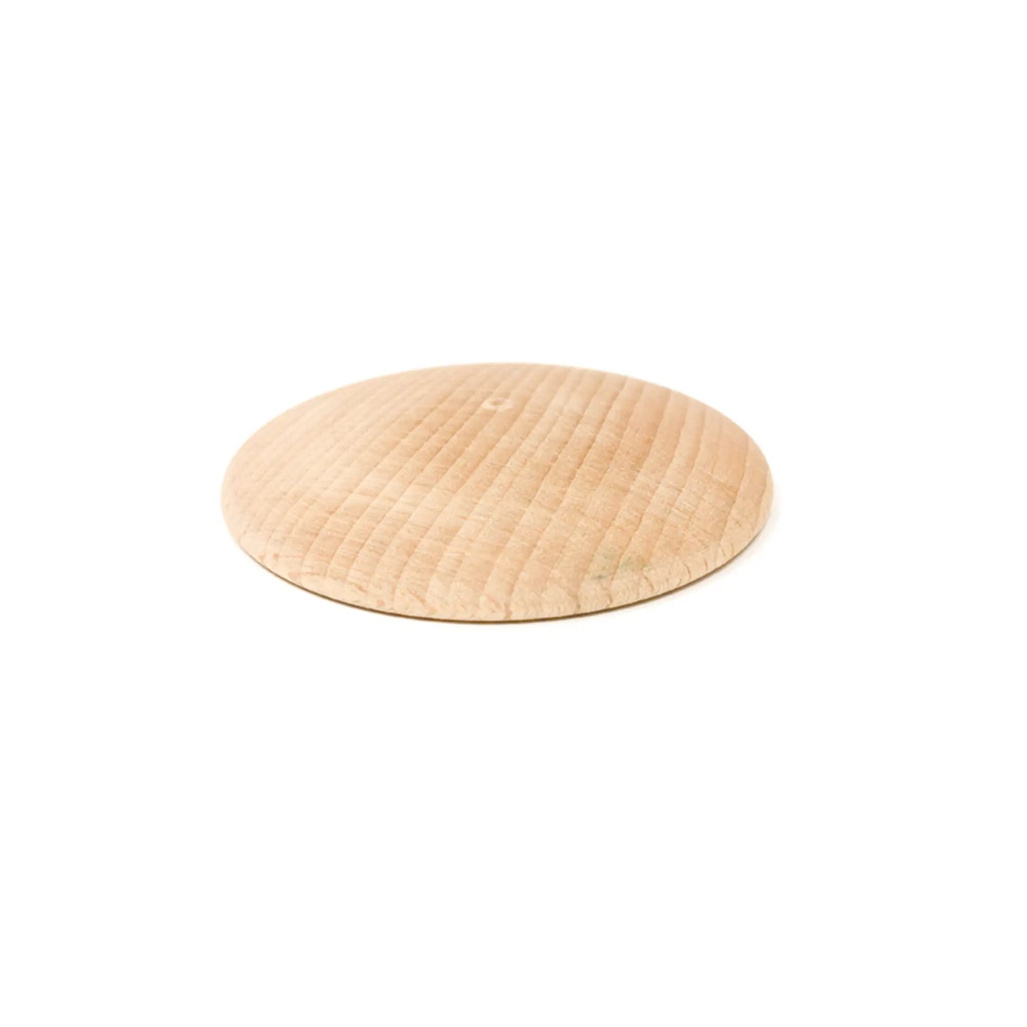 Round wooden Grapat Disc on a white background