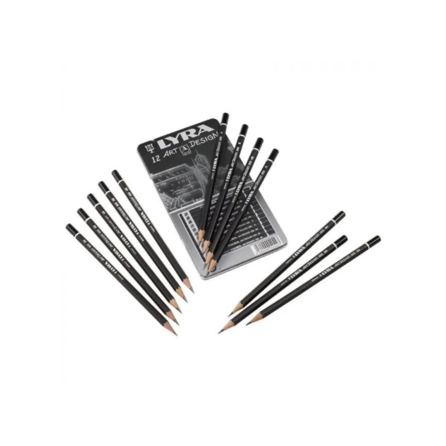 graphite pencil set 4h to 6b 12 pack for drawing shading and sketching
