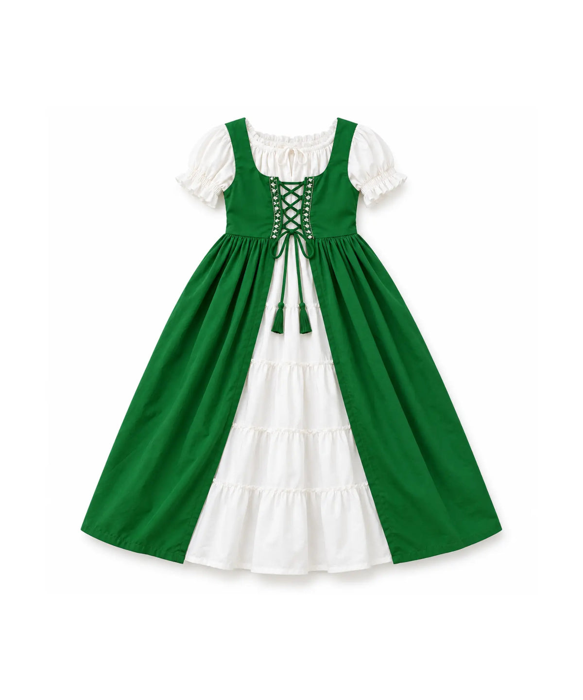 Green Storybook Princess Dress for Dress-Up & Pretend Play