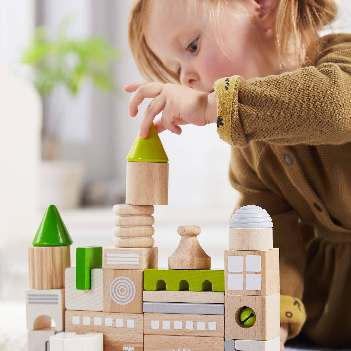 Coburg 28-Piece Wooden Building Blocks – Sustainable Open-Ended Play for Preschoolers