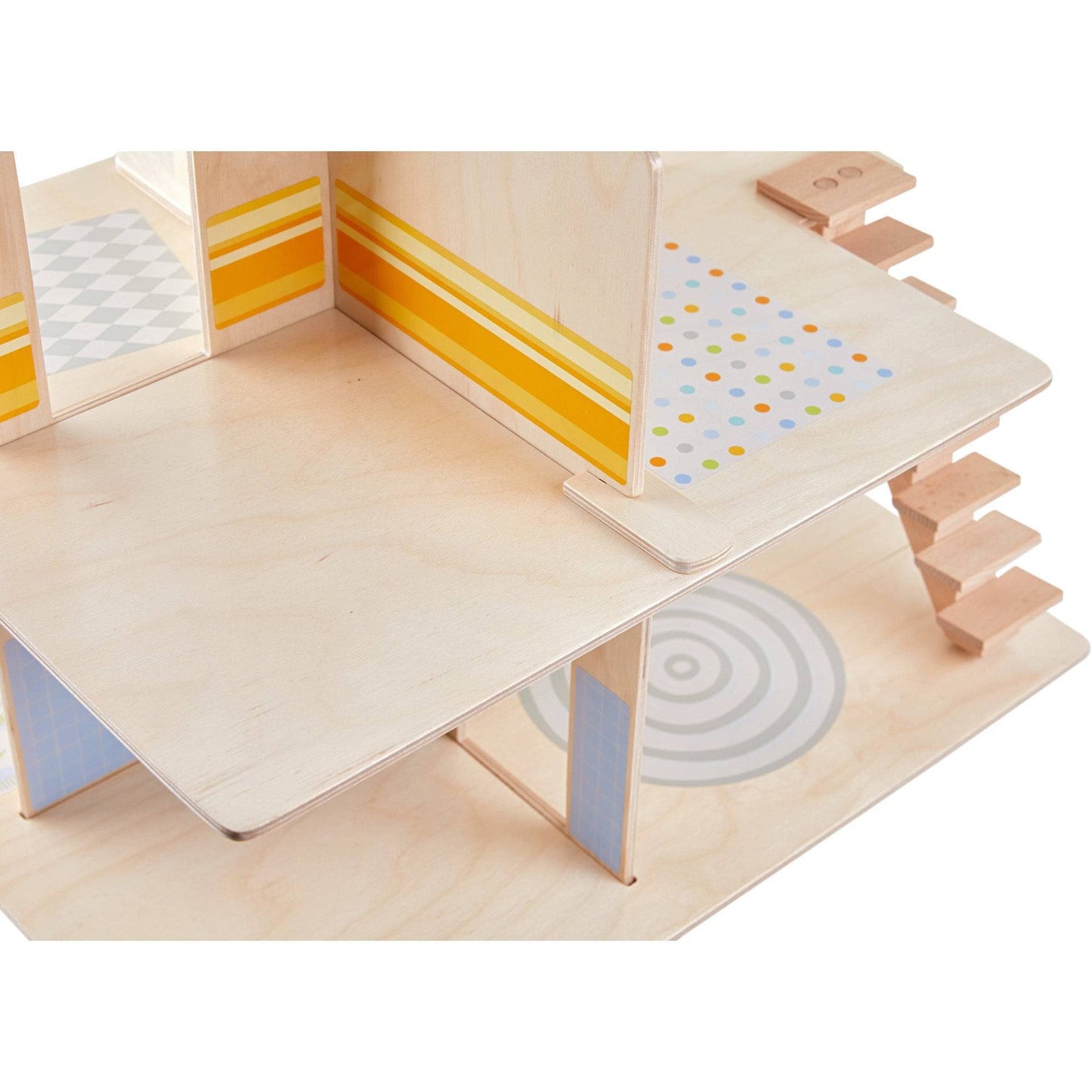 Little Friends Dollhouse Town Villa with Furniture – Wooden HABA Dollhouse