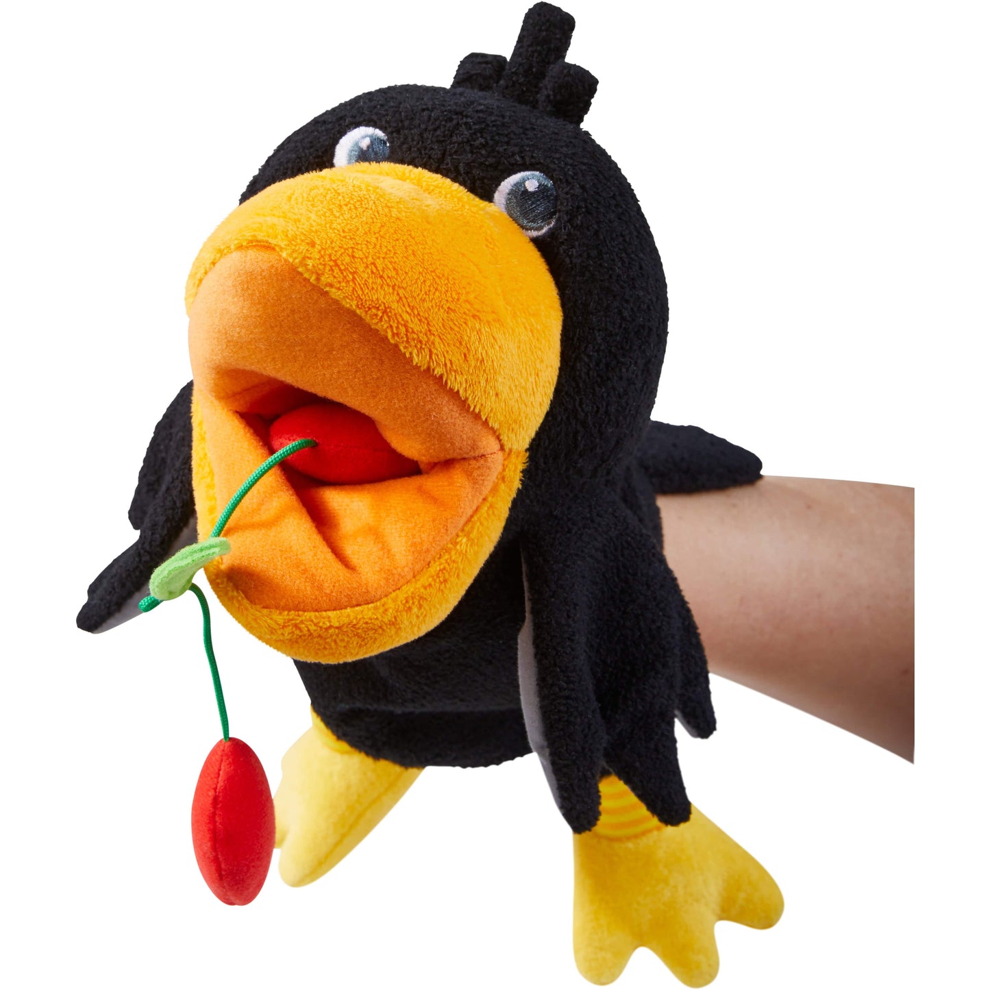 Theo the Raven Glove Puppet – Interactive Soft Toy Puppet by HABA