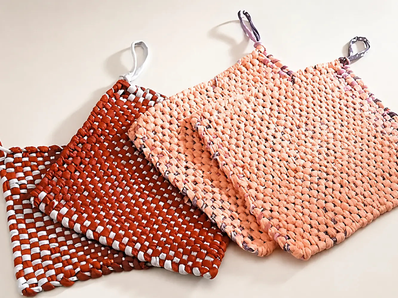 Wooden Potholder Loom Kit with Solid Maple Weaving Loom