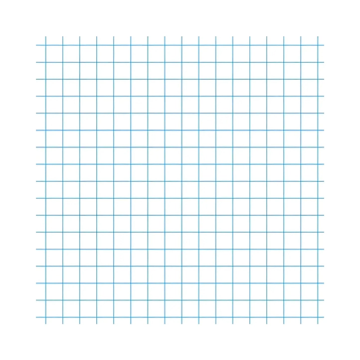 Small square grid paper with blue lines on a white background