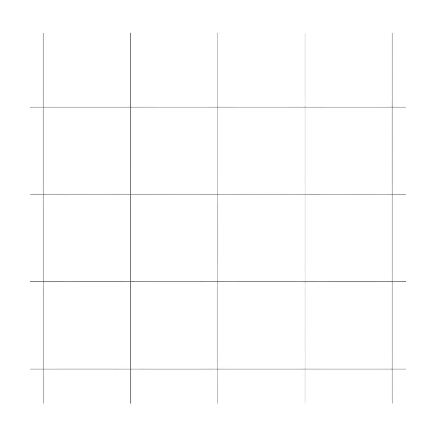 Large square graph paper grids on a white background