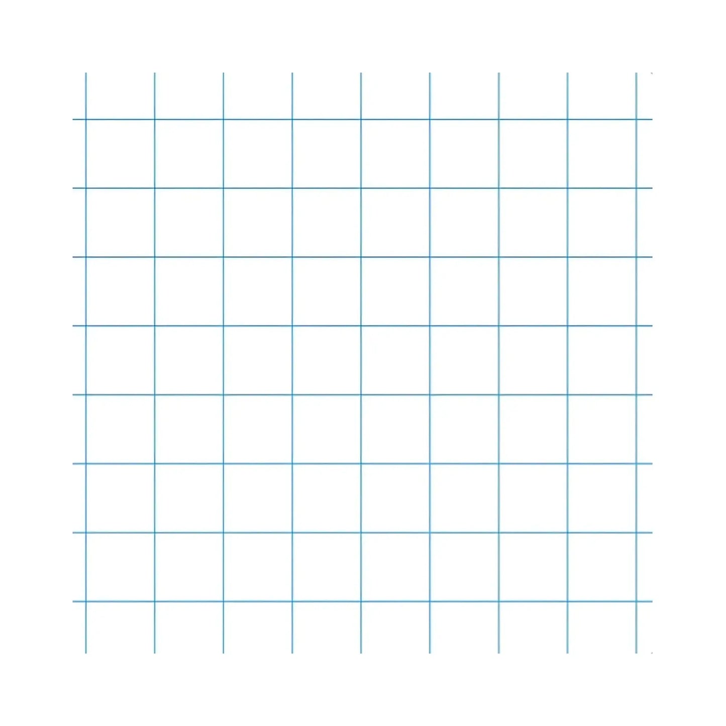 Medium square grid paper with light blue lines on a white background