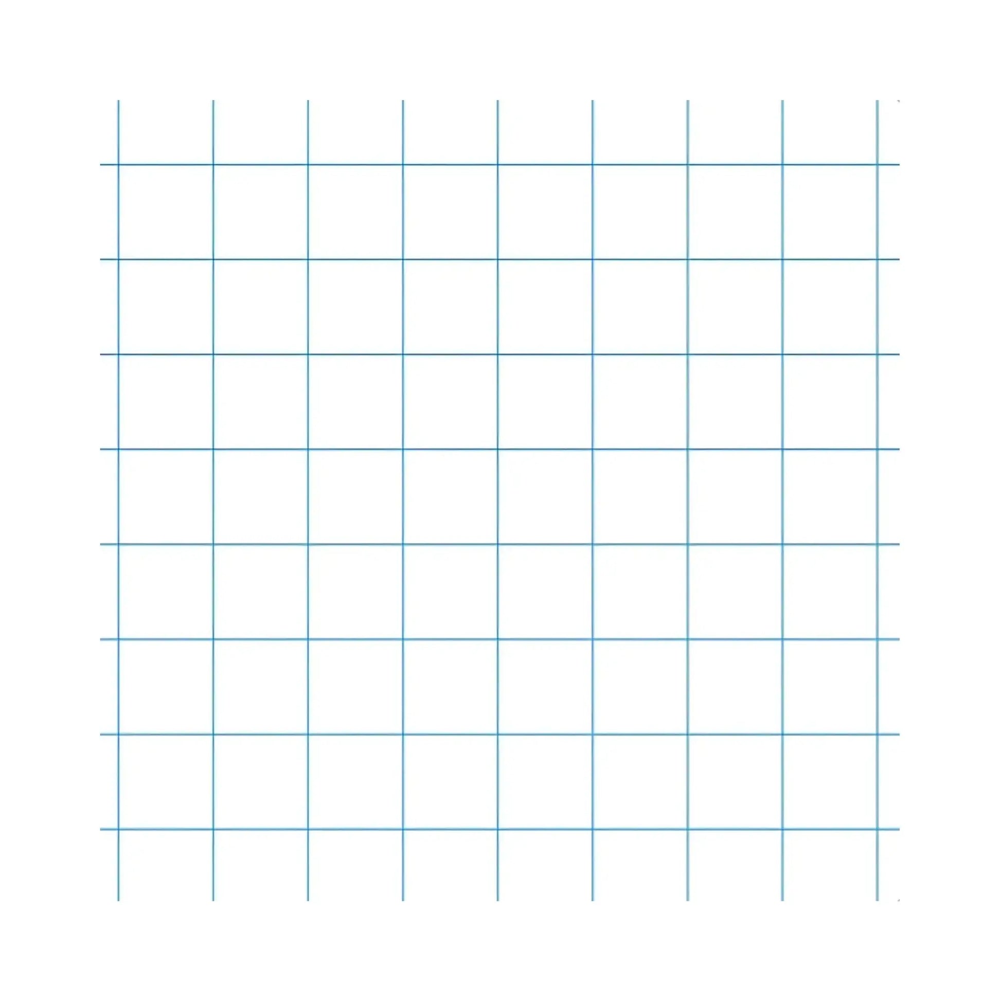Medium square grid paper with light blue lines on a white background