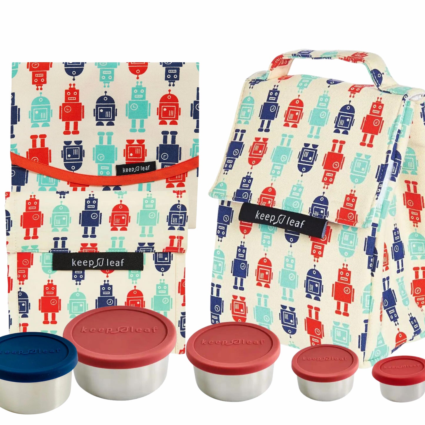 Smiley Shark Lunch bag and Flip & Sip - Alder & Alouette
