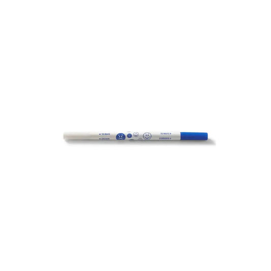 white and blue ink correction pen made for Greenfield Fountain, Roller Ball, and Calligraphy Pens on white background