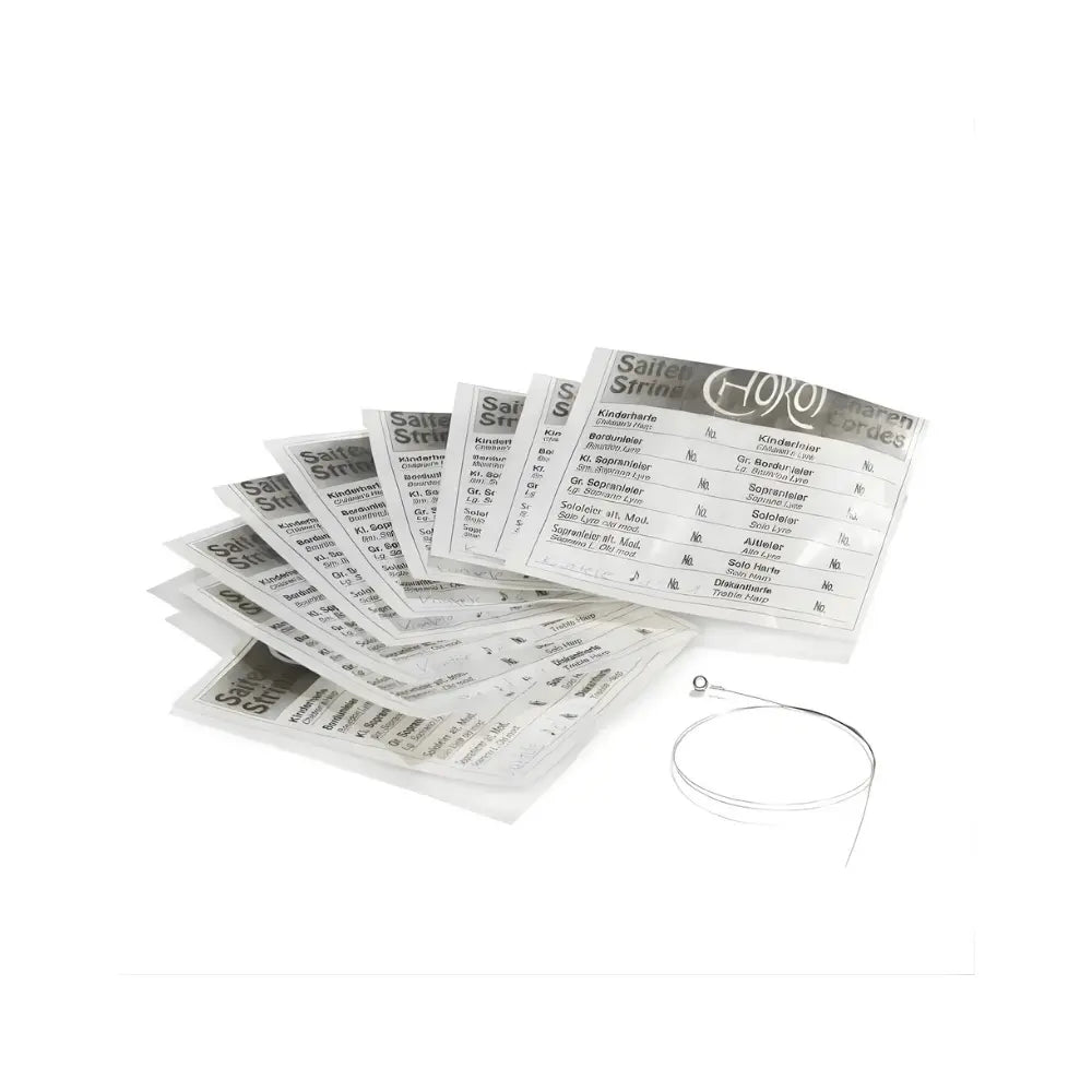 pack of Kantele 9-string replacement strings on a white background