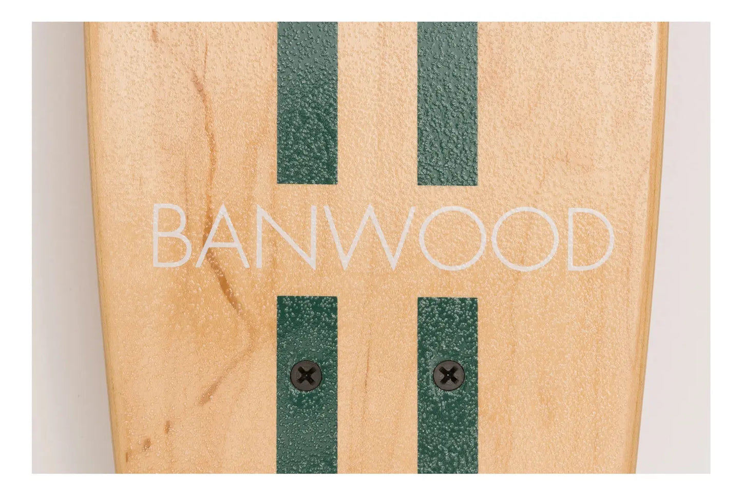 Wooden board with 'BANWOOD' branding on a light background