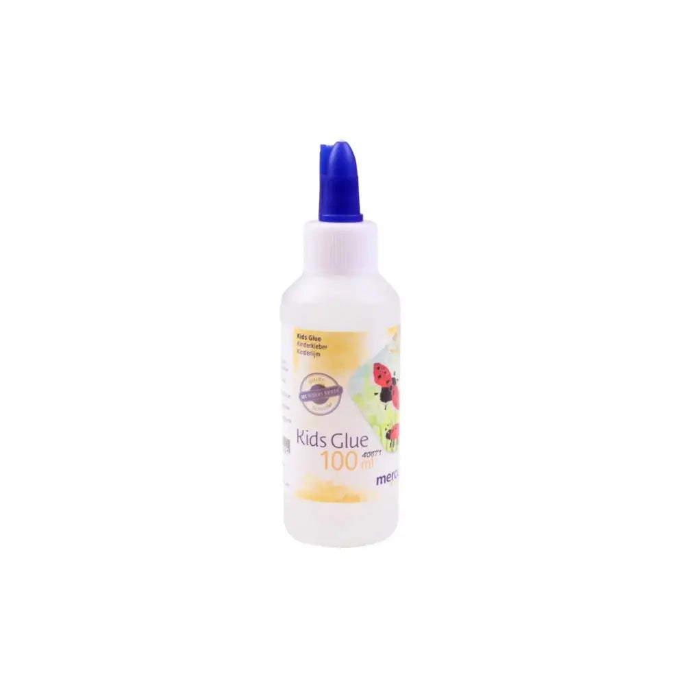 Bottle of Kids Glue 100 on a white background